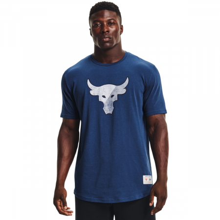 Tricou barbati Under Armour Pjt Rock Dept SS albastru L [0]