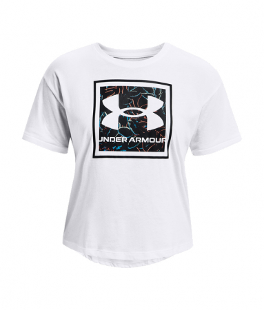 Tricou femei Under Armour Live Glow Graphic alb L [0]