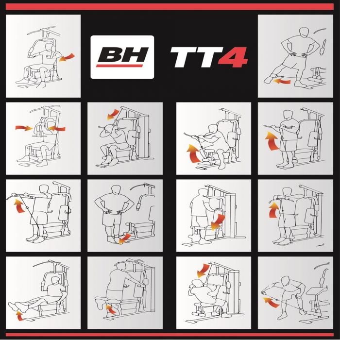 APARAT MULTIFUNCTIONAL BH FITNESS TT4 NEGRU new! [3]