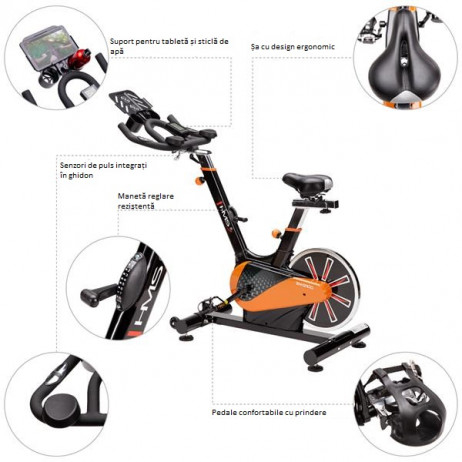 Bicicleta indoor cycling HMS SW2100 Premium [10]