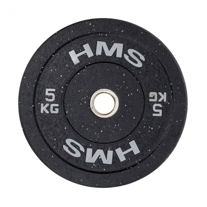 Greutate Bumper Plate 5 kg/51 mm HMS HTBR05-gri [1]