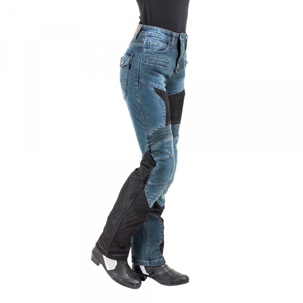 Pantaloni Moto Femei Jeans W-TEC Bolftyna [2]
