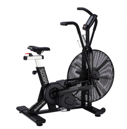 Bicicleta spinning - Bicicleta fitness cu rezistenta pe aer ATHLETIC 500BA