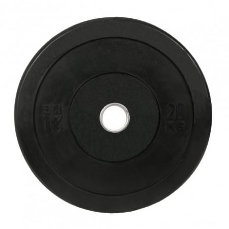 Greutate Cauciuc Bumper Plate SPORTMANN - 15 kg / 51 mm - Negru [0]
