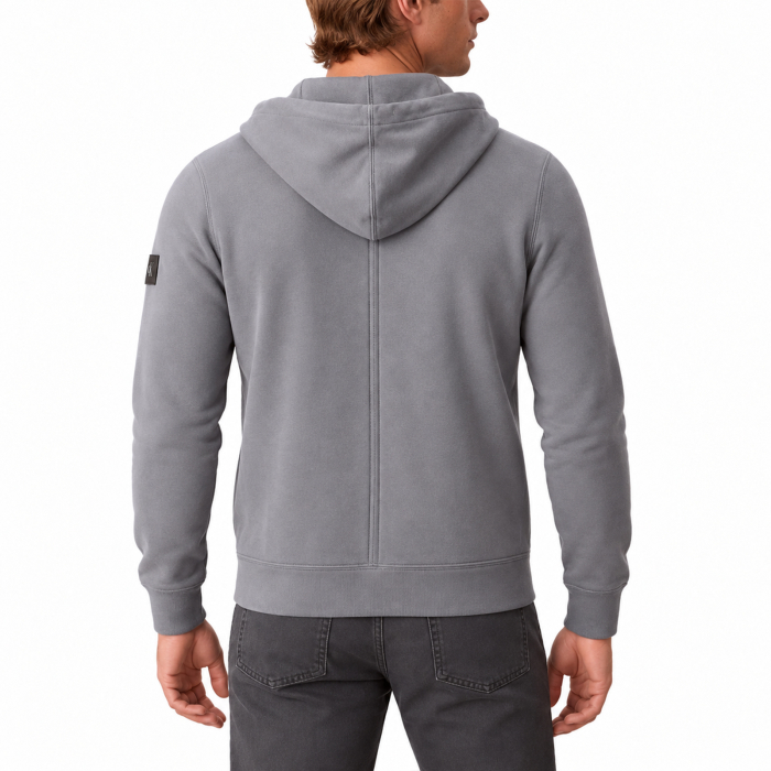 FELPA FRENCH TERRY FULL ZIP LOGO BADGE [2]