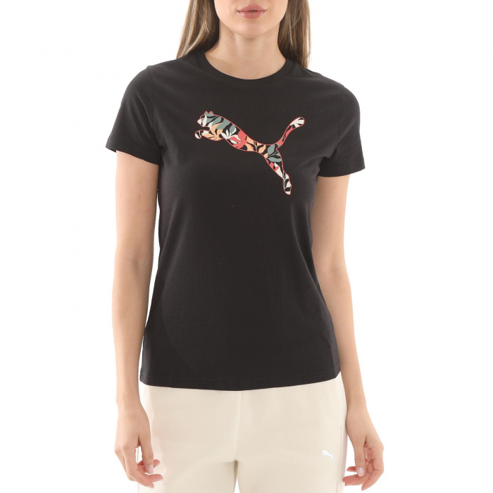 GRAPHICS Floral Cat Logo Tee [1]