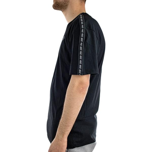 M Nsw Repeat Ss T-Shirt Mc Homme NIKE NOIR pas cher - T-shirts de sport NIKE discount