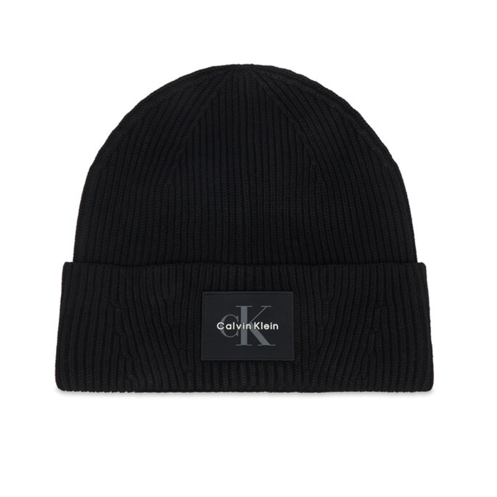 MONO LOGO PATCH RIB BEANIE [3]