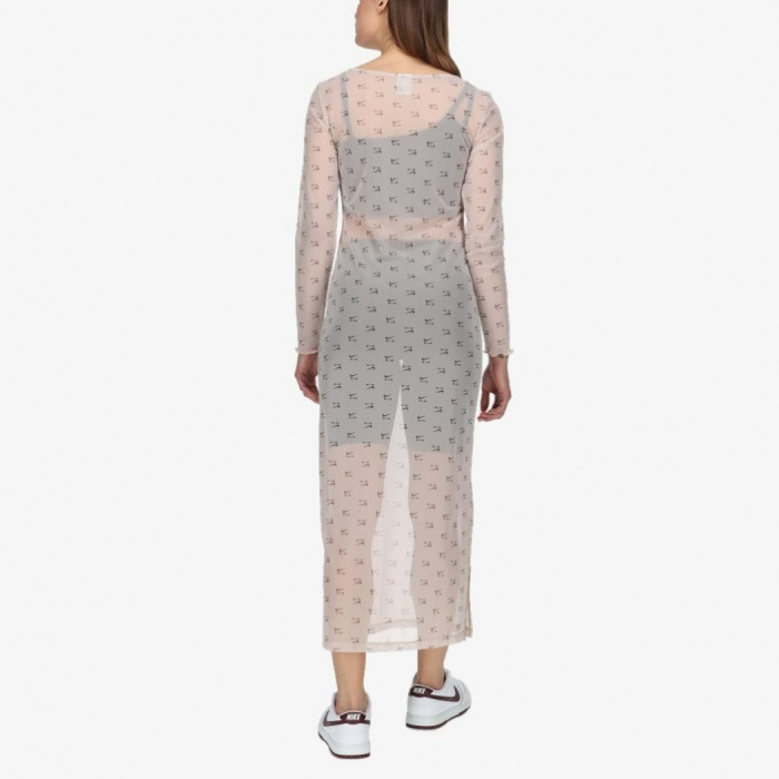 W NSW AIR AOP MESH LS DRESS [2]
