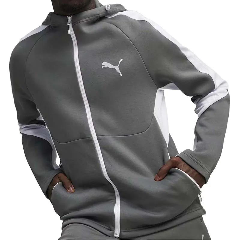 Bărbaţi - EVOSTRIPE Full-Zip Hoodie DK - 678995-80