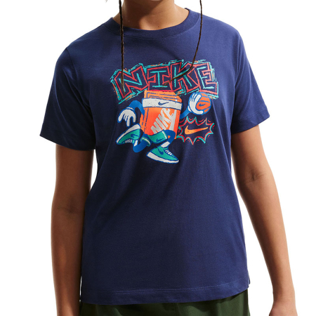 Copii - NSW  TEE BOXY HOOPS - IM9532-410