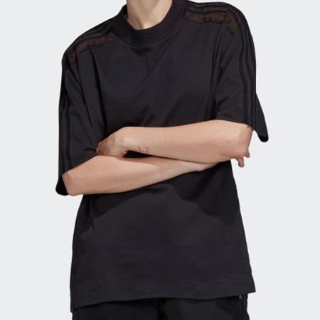 Lace Back Tee - Lace [0]