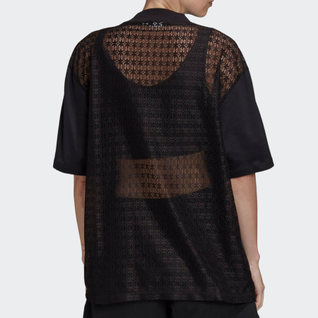 Lace Back Tee - Lace [1]