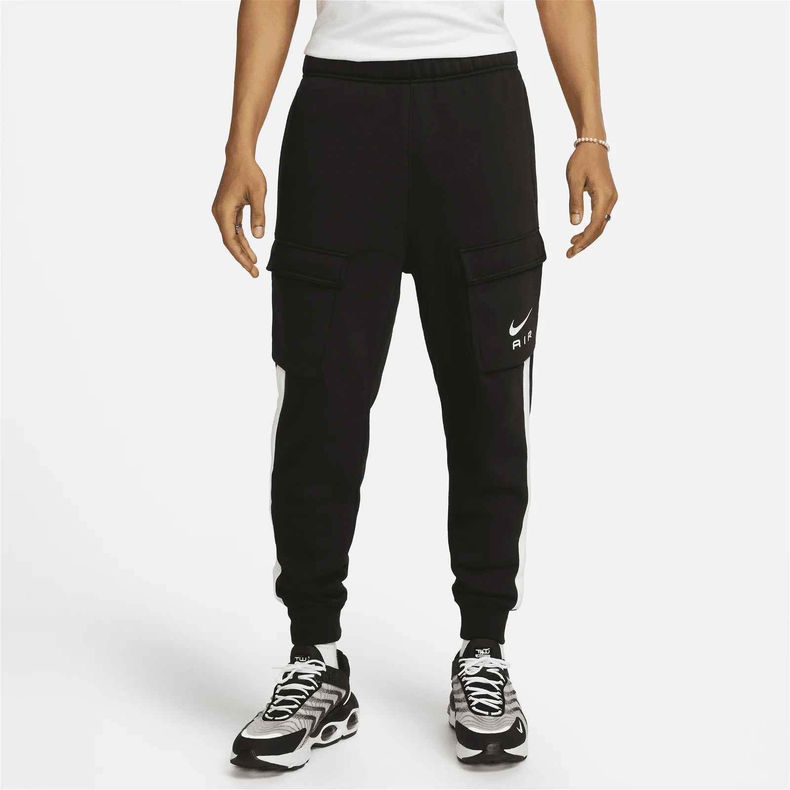Îmbrăcăminte - M NSW SW AIR CARGO PANT FLC BB - FN7693-010