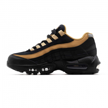 Air max 95 black gold sale and white