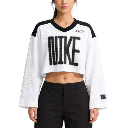 TRICOURI - NK STREET CROP LS JSY - IM8448-100