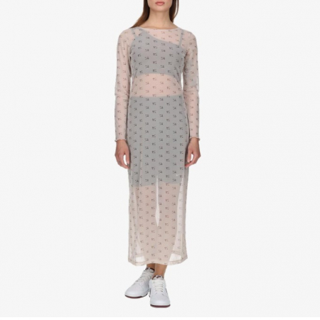 Femei - W NSW AIR AOP MESH LS DRESS - DV8249-292