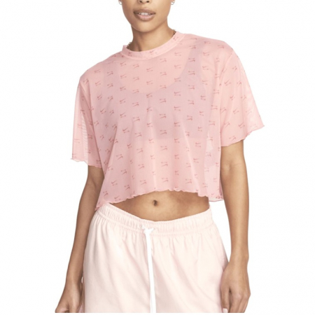 Femei - W NSW AIR AOP MESH SS CROP TOP - DV8245-611