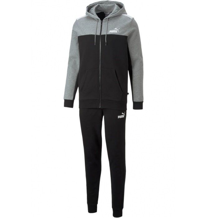 Puma ESS+ Hooded Colorblock Suit FL cl 670037-01-S - Sportselect.ro