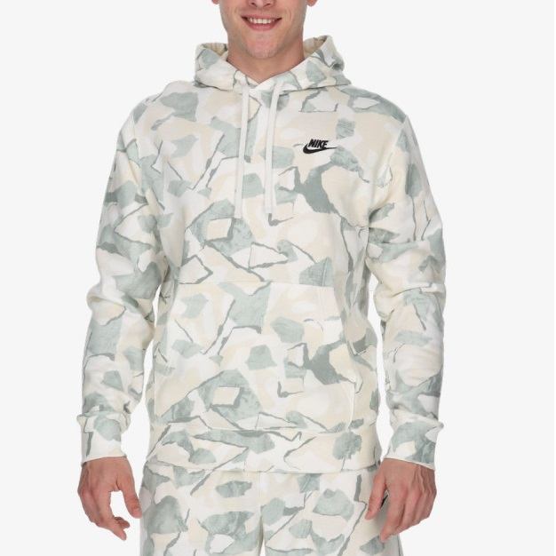 Felpa Con Cappuccio Uomo M NK Club BB PO, Stile Sportivo E Casual, Vestibilità Comoda