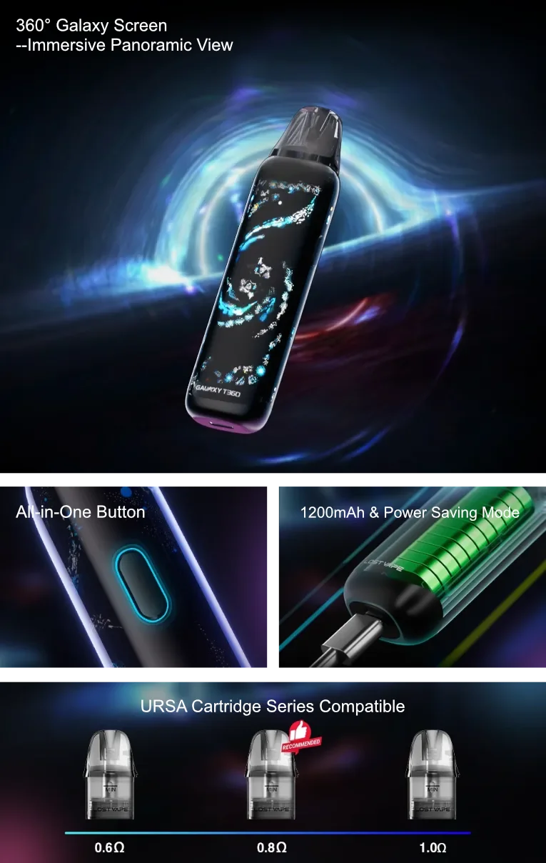 Lost Vape Galaxy T360 description