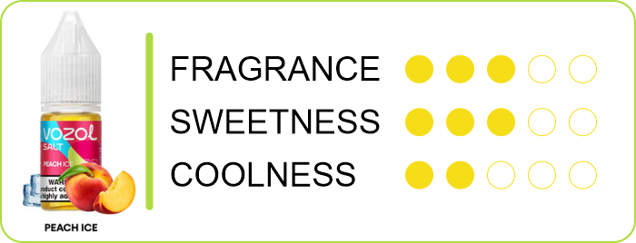 VOZOL Salt Peach Ice