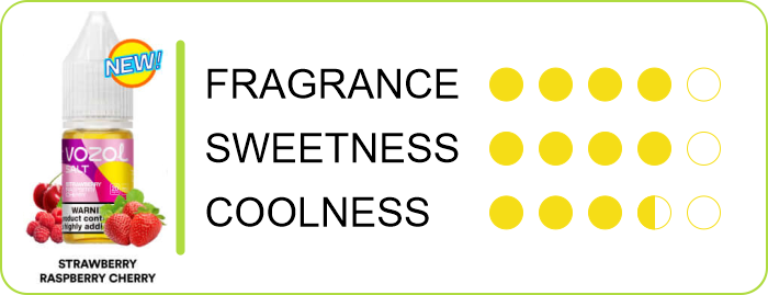 VOZOL Salt Strawberry Raspberry Cherry
