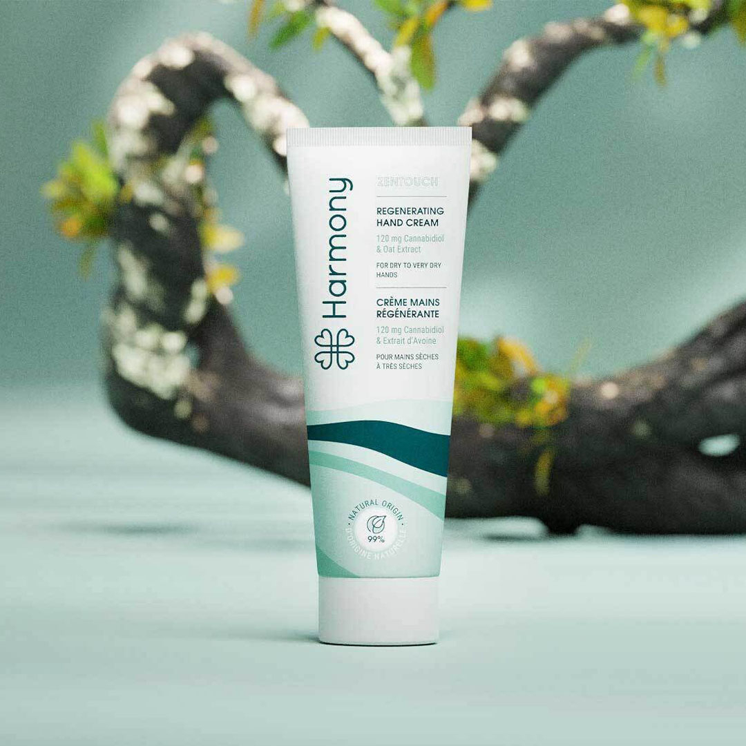Cremă de Mâini cu CBD, Harmony - ZENTOUCH, Regenerantă si Calmanta, 120mg CBD, 60ml [3]
