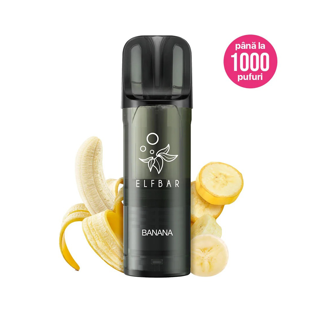 Cartus Elf Bar ELFA PRO V2, 1000 Pufuri, 20mg, Banana [2]