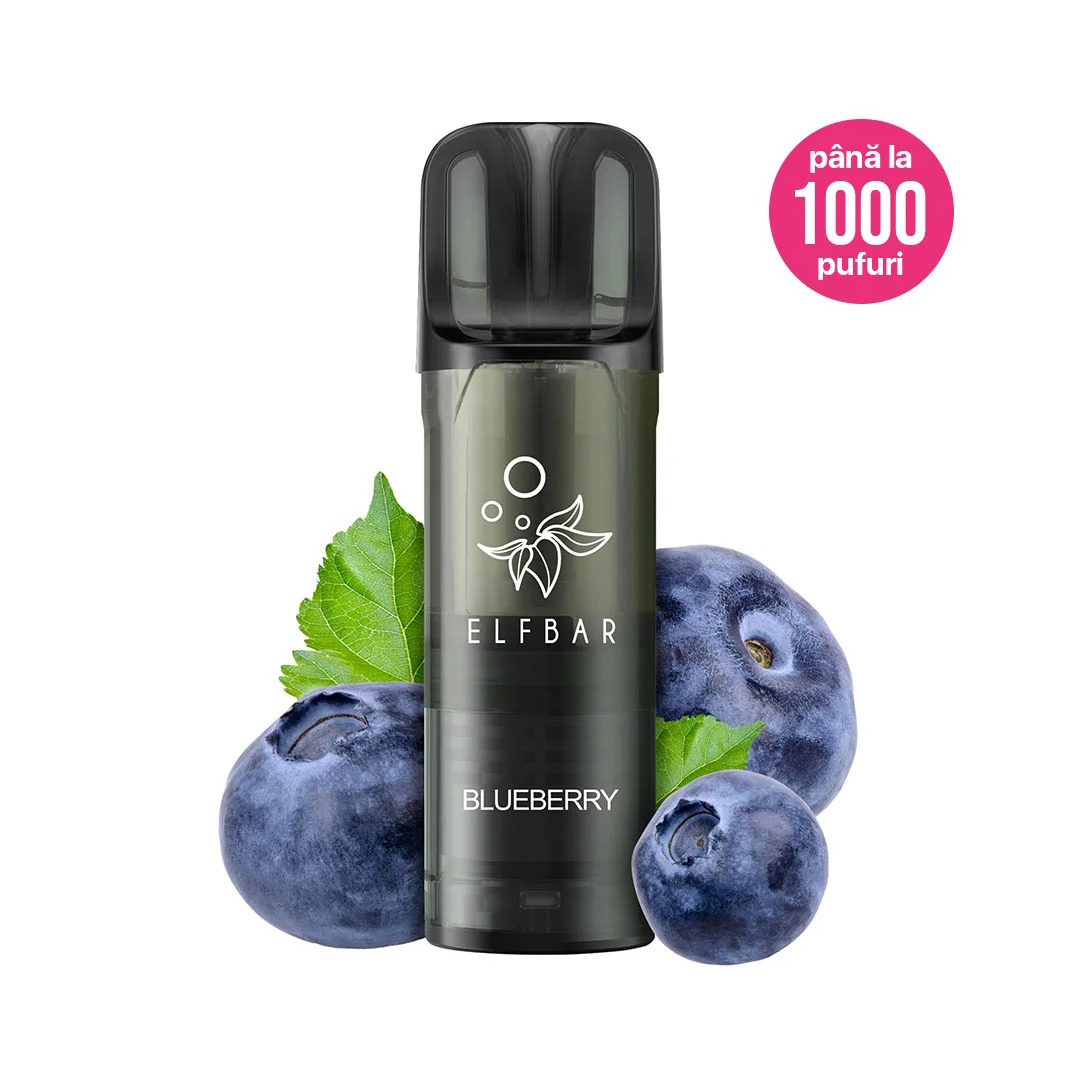 Cartus Elf Bar ELFA PRO V2, 1000 Pufuri, 20mg, Blueberry [2]