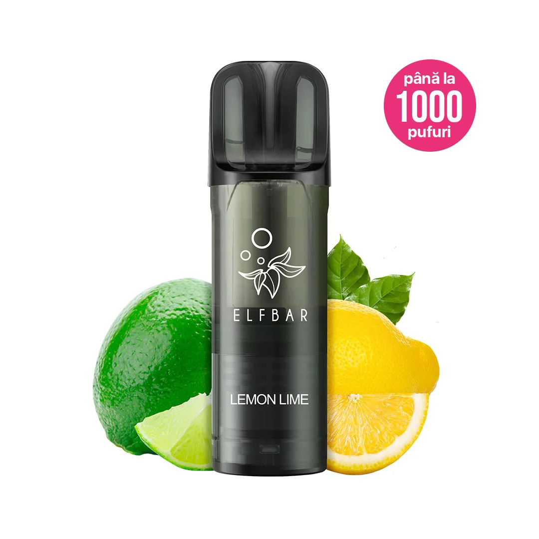 Cartus Elf Bar ELFA PRO V2, 1000 Pufuri, 20mg, Lemon Lime [2]