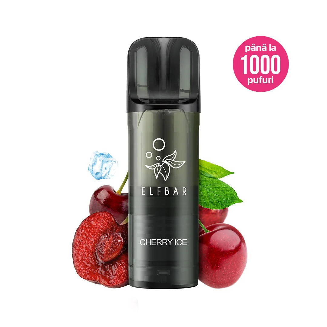 Cartus Elf Bar ELFA PRO V2, 1000 Pufuri, 20mg, Cherry Ice [2]