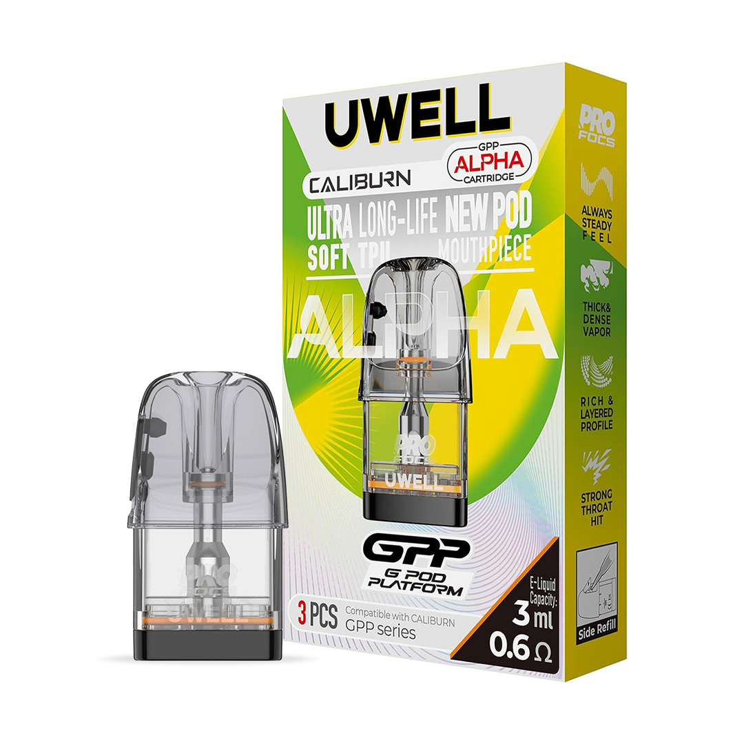 Cartus Uwell CALIBURN GPP ALPHA, Side-Fill, 3ml - 0.6Ω [2]