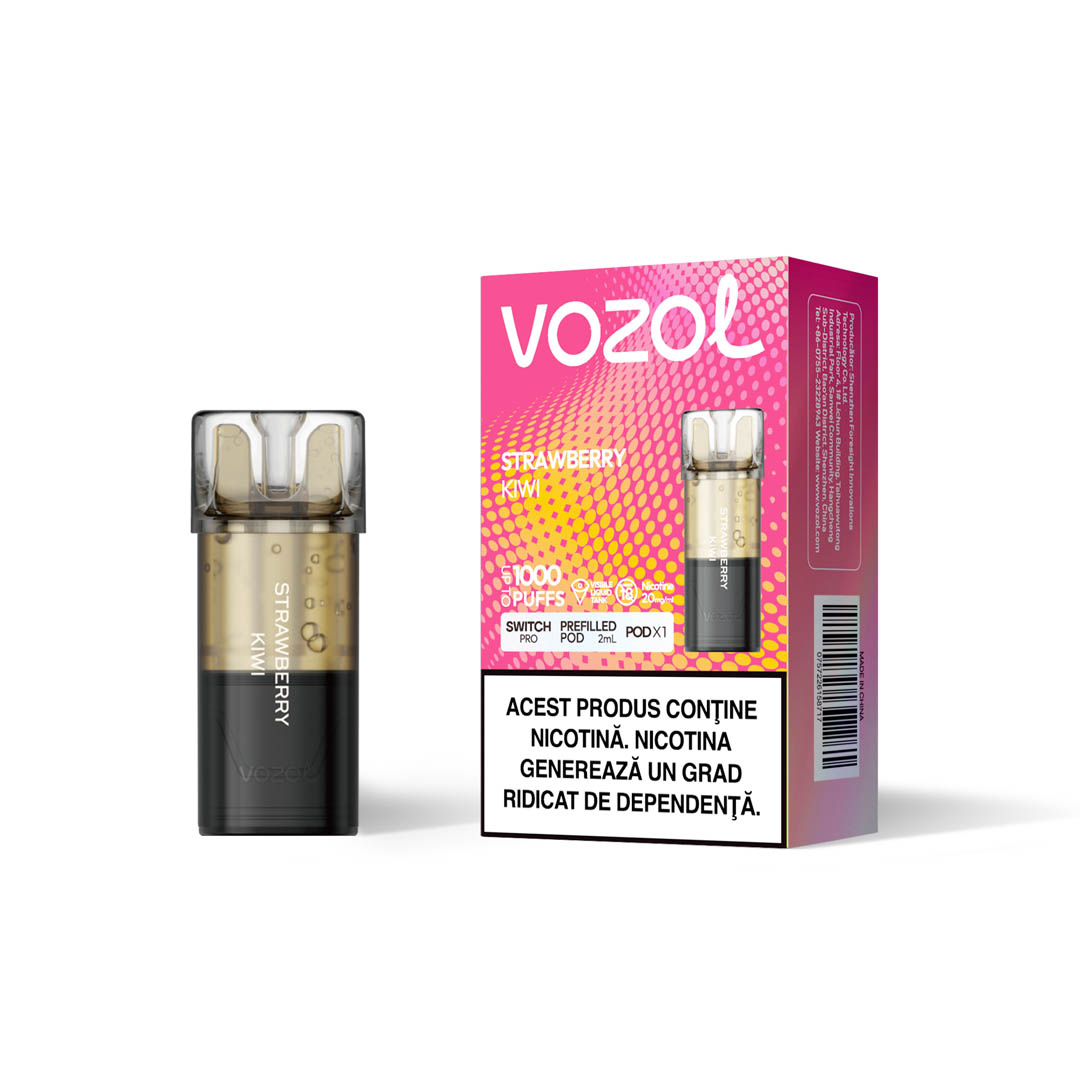 Cartus VOZOL Switch Pro, 1000 Pufuri, 20mg - Strawberry Kiwi [1]