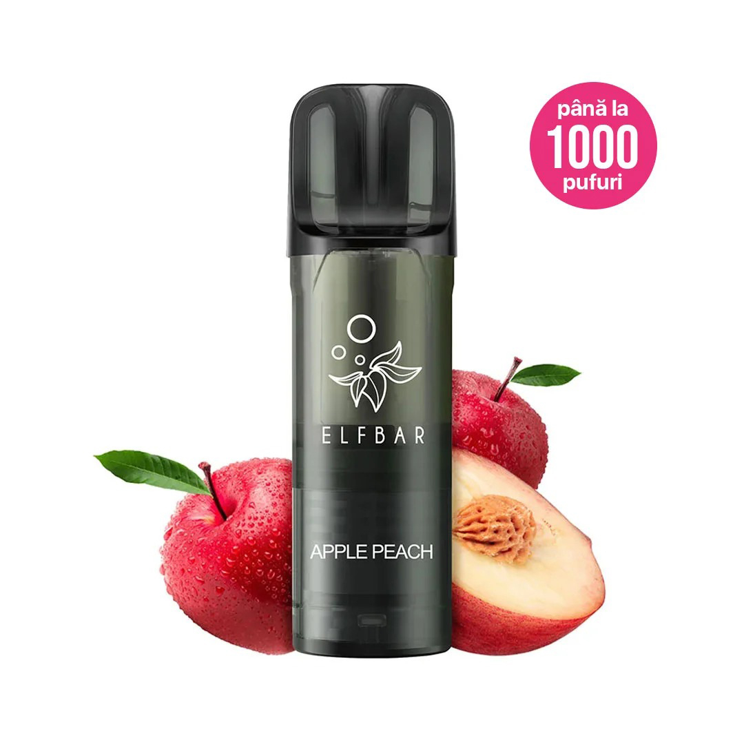 Cartus Elf Bar ELFA PRO V2, 1000 Pufuri, 20mg, Apple Peach [2]