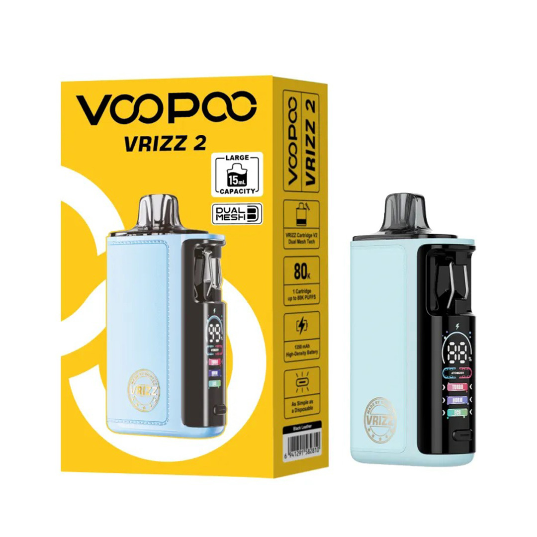 Kit Voopoo VRIZZ 2, 1350mAh, 15ml - Blue Leather [3]