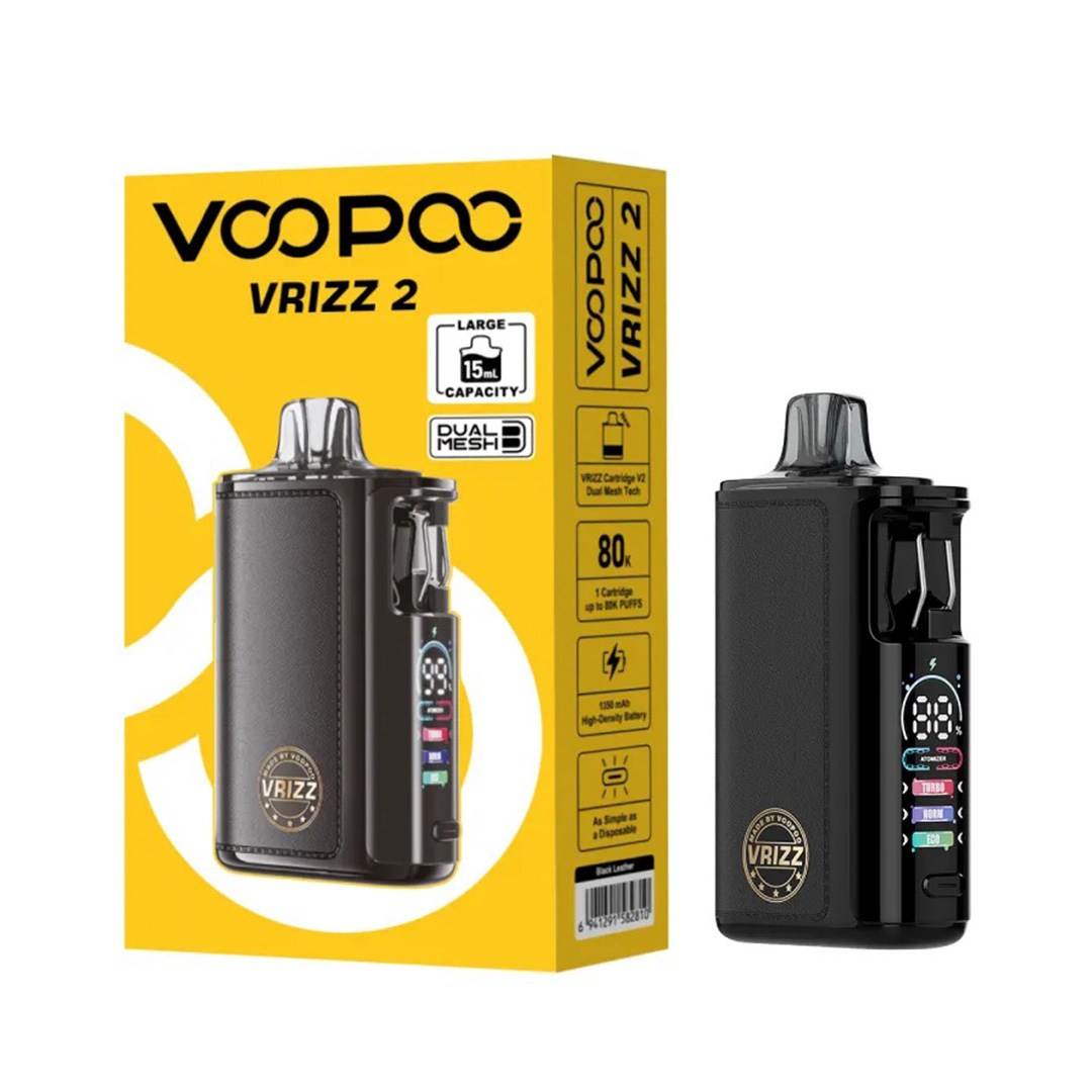 Kit Voopoo VRIZZ 2, 1350mAh, 15ml - Black Leather [3]
