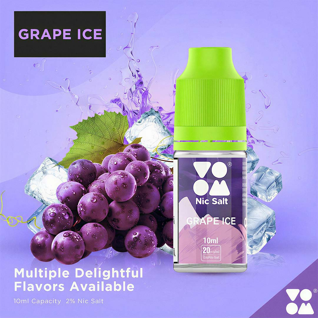 Lichid VOOM Salt - Grape Ice, 20mg, 10ml [2]