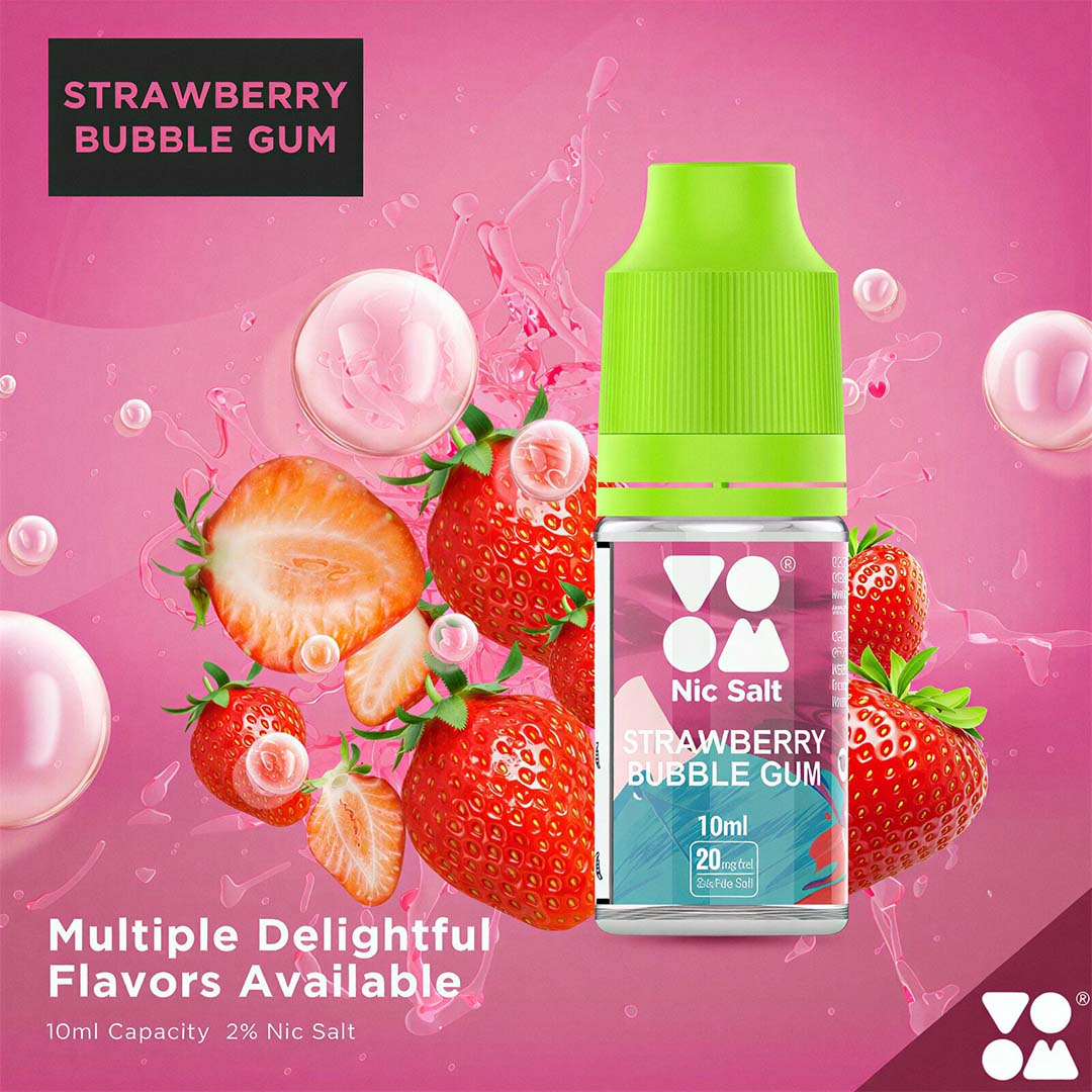 Lichid VOOM Salt - Strawberry Bubblegum, 20mg, 10ml [2]