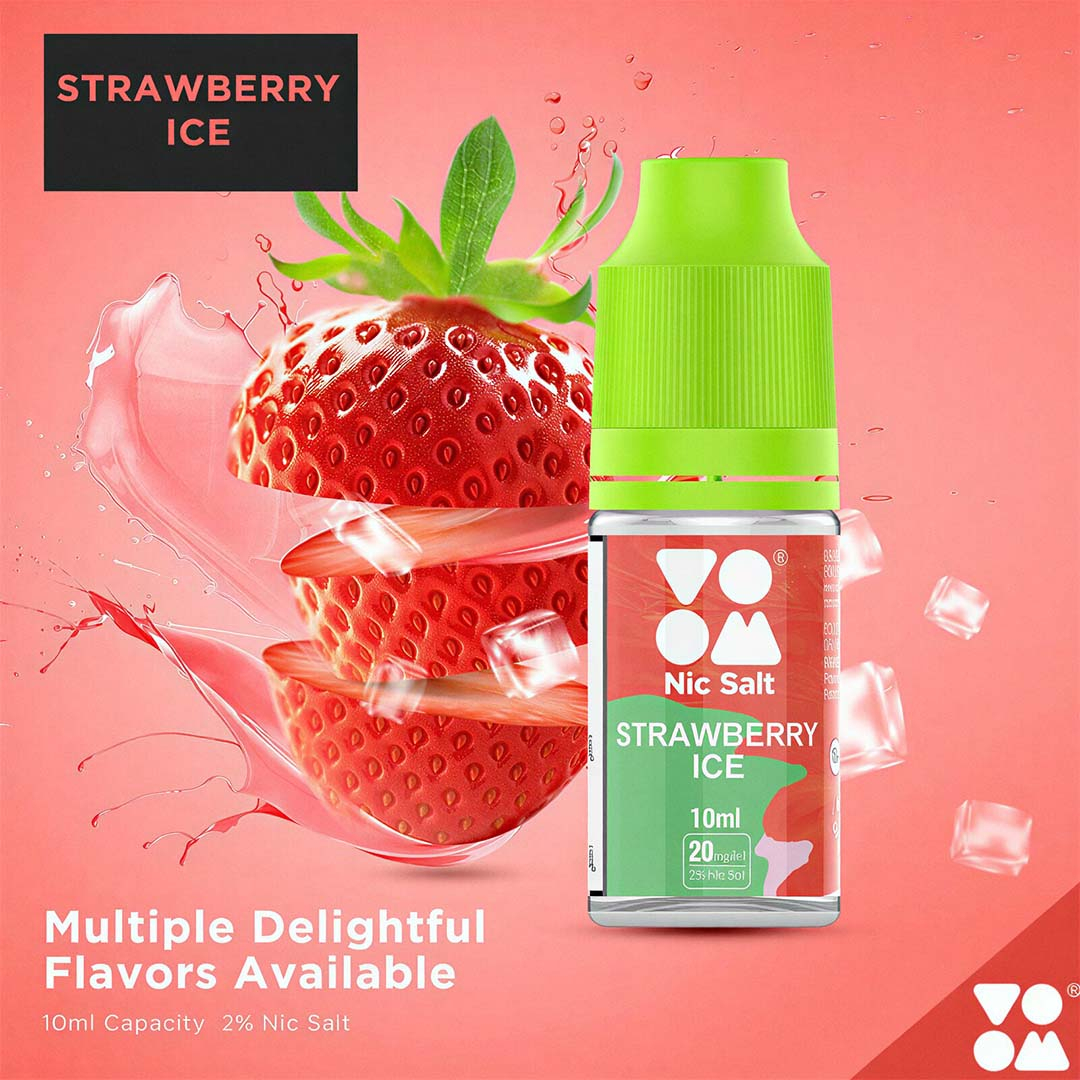 Lichid VOOM Salt - Strawberry Ice, 20mg, 10ml [2]