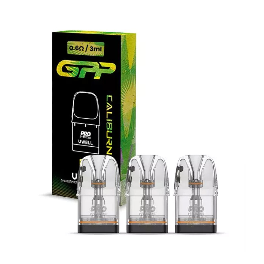 Uwell CALIBURN GPP Side-Fill, 3ml Pod Cartus - 0.6Ω [2]