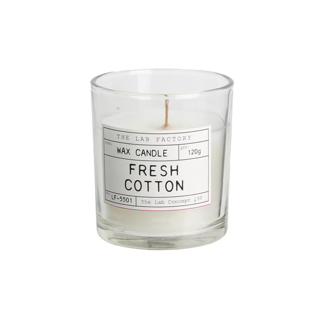 Lumânări parfumate de The Lab Factory Candles, Fresh Cotton, 120g [2]