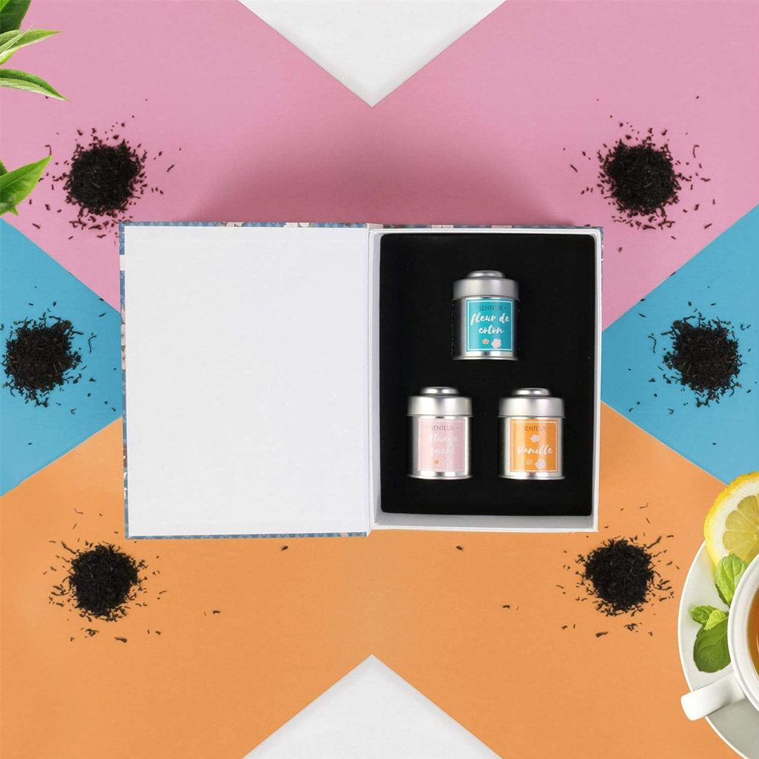 Lumânări parfumate, Sweet Candles, set de 3 cu Nor Dulce, Flori de Bumbac și Vanilie, 3 buc [5]
