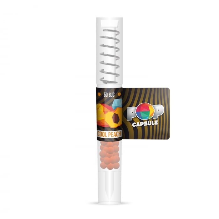 POP Capsule Aroma Tigari Cool Peach cu Aplicator 50 buc [1]