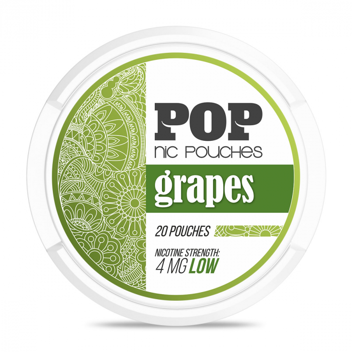 POP Nicotine Pouch (Snus) Grapes 4mg [1]