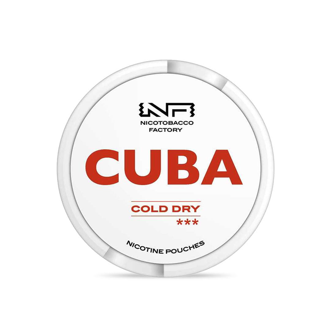 Pouch Nicotina, Snus, Cuba White - Cold Dry, 25mg/g (16mg/pouch) [1]