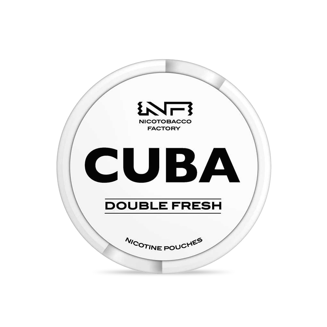 Pouch Nicotina, Snus, Cuba White - Double Fresh, 25mg/g (16mg/pouch) [1]