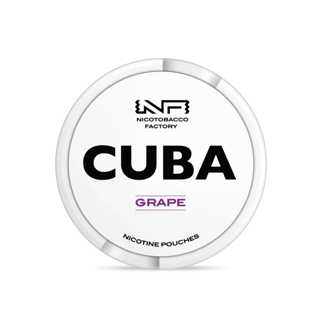 Pouch Nicotina, Snus, Cuba White - Grape, 25mg/g (16mg/pouch) [1]