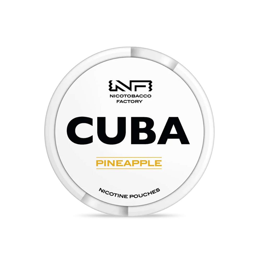 Pouch Nicotina, Snus, Cuba White - Pineapple, 25mg/g (16mg/pouch) [1]