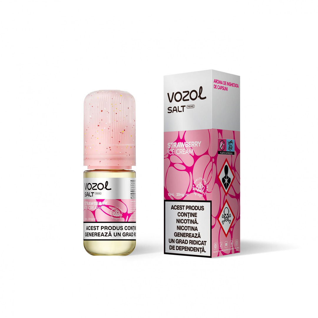 VOZOL Salt Prime - Strawberry Ice Cream, 20mg, 10ml [1]